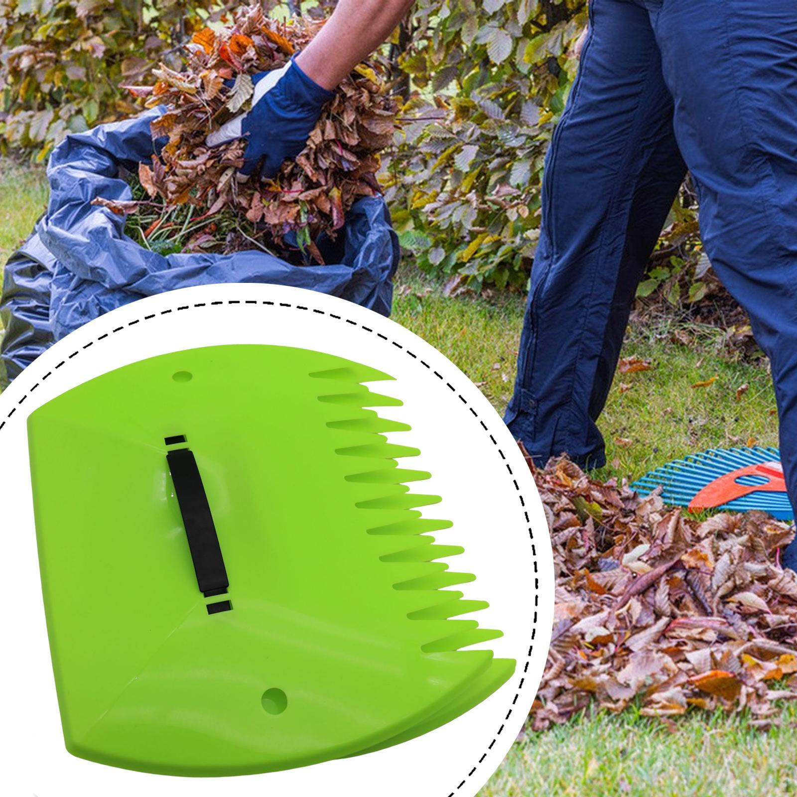 

Claws Leaf Grabbers Hand Rakes Gardening Tool for Spreading Mulch, Lawn Clippings Debris, Garden, Rectangle LightGreen
