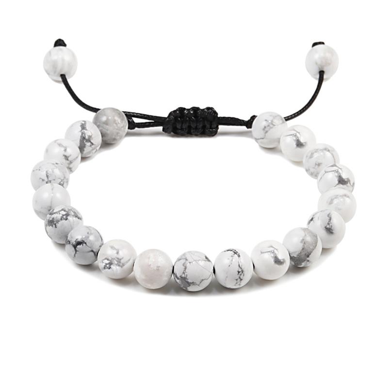 Classic 8MM Tiger Eyes Natural Stone Beads Bracelets for Men Women Bracelet Bangles Braided Rope Handmade Wristband Yoga Jewelry