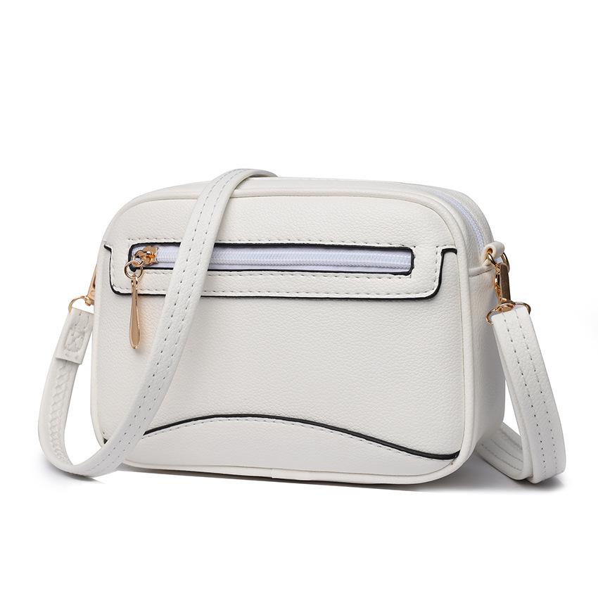 A Versatile and Trendy Small Square Bag for Women In Autumn, A Fashionable Phone Bag, and A Minimalist Leather Bag