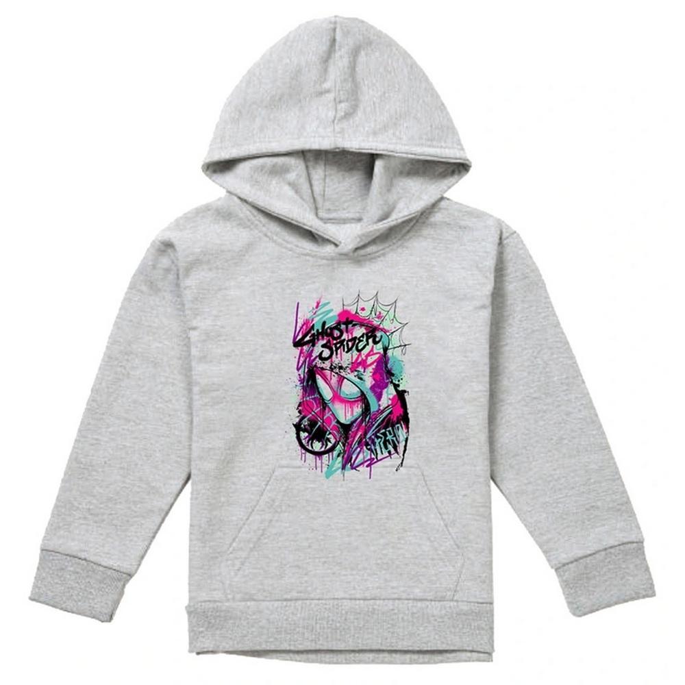 Spider-Man Childrens/Kids Ghost-Spider Graffiti Pull Over Hoodie