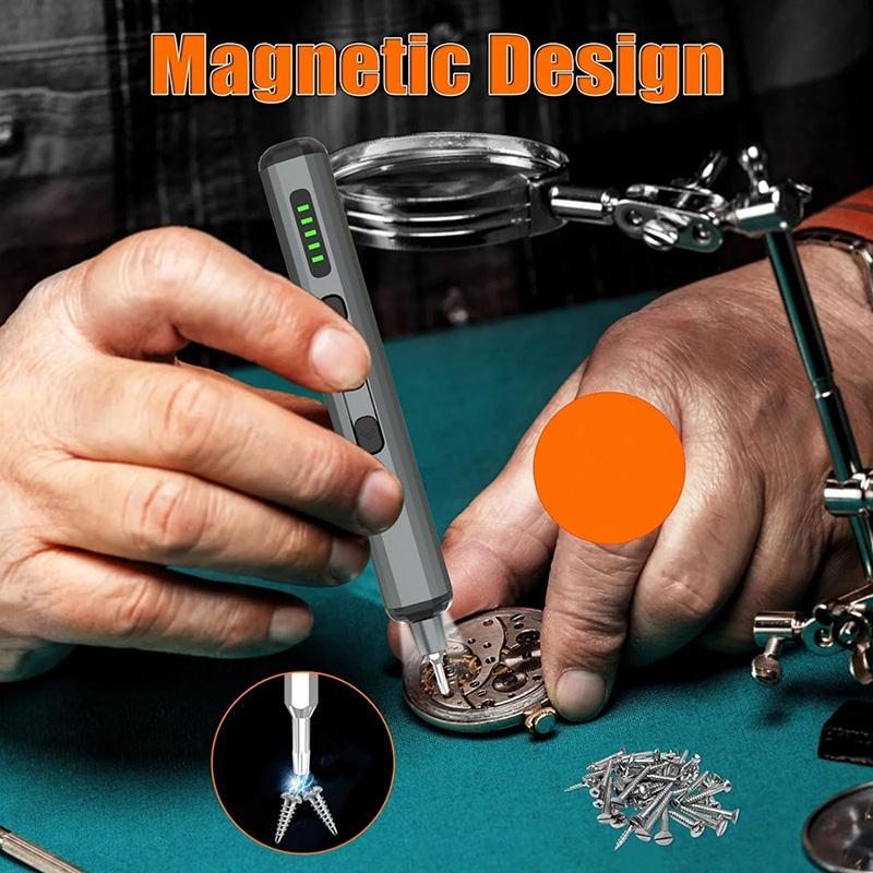 Electric Screwdriver Set 68 In 1 Mini Cordless Precision Screwdriver Repair Tool for Electronic Products,DIY,Glasses,Laptops,etc