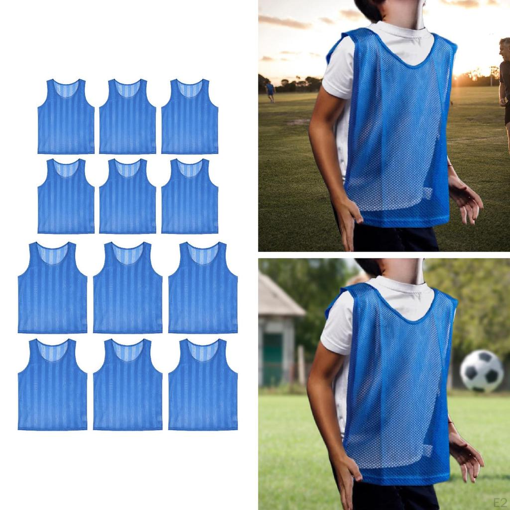 6 Football Pieces Soccer Vests Versatile Clothing Vestiles Elegant Activities