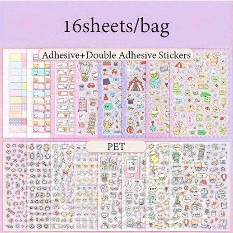 Korean Style Cute Cartoon Stickers|Decoration for Scrapbooking,nail,Diary,Mobile Phone Case,Water Bottle,Computer,Guitar,Luggage