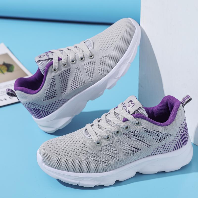 Women'S Fashion Sports Sneaker Lace Up Running Shoe Casual Cushioning Walking Tennis Sneaker Wedge Sneaker Women'S Sports Shoes
