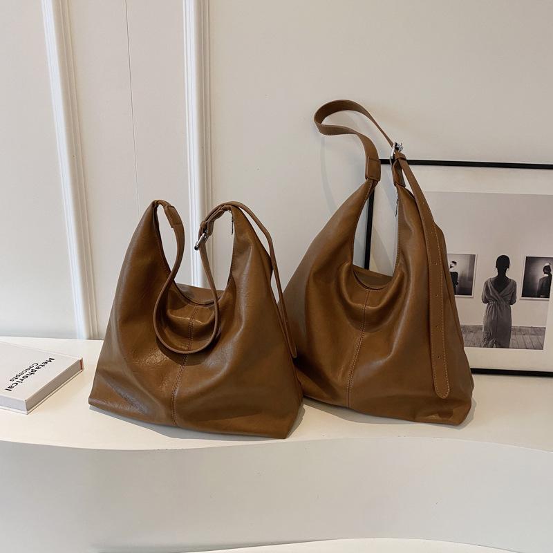 

Женская универсальная сумка-тоут большой вместимости из мягкой кожи через плечо и кроссбоди