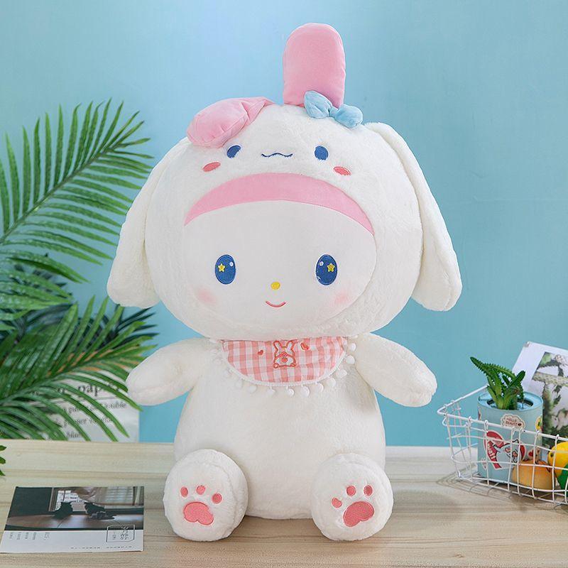 35cm 50cm 65cm 80cm Super Cute Meile Plush Toy Rabbit Rabbit Doll Doll Large Plush Toy Ragdoll Cute for Sleep Hug Girl Korean Cute