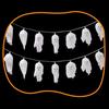 Halloween Skull String Lights Multicolor Skull Shaped LED Lights Waterproof Decorative String Lights for Festivals Anniversary Makeup Parties