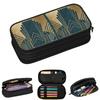 Art Deco Glamour - Teal And Gold Pencil Cases for Student Gifts Pen Box Pencil Bag Large Capacity Pencil Pouch