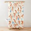 Abstract Matisse Flower Art Shower Curtain Modern Geometric Simple Aesthetic Pastel Boho Trendy Bathroom Curtain Decor with Hook