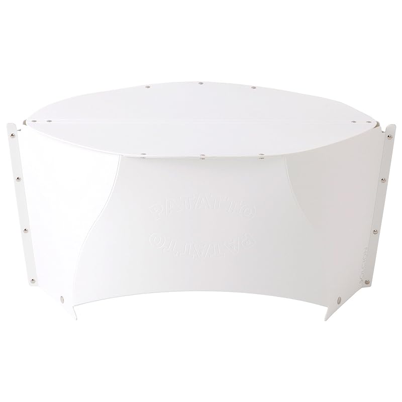

[SOLCION Official Store] PATATTO TABLE pale white PTA002 Folding table [made of polypropylene] Water resistant and easy to remove dirt. Light and