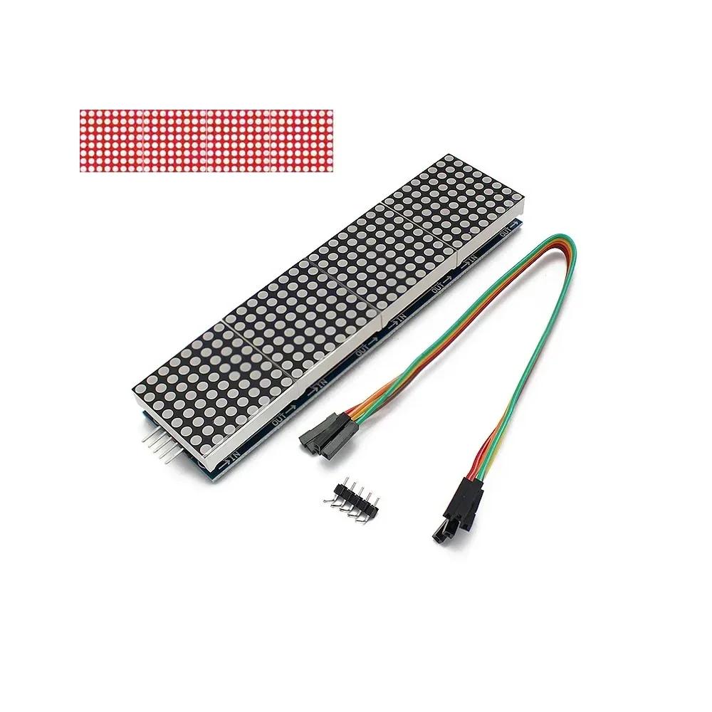 MAX7219 Dot Matrix Module 4 in 1 LED Display Module Microcontroller Module For Arduino