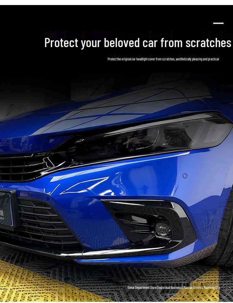 2022 11th Gen Civic Fog Light Cover Trim & Bumper Grille Exterior Mod