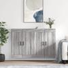 VidaXL Wall Cabinets 2 Pcs Sonoma Grey Engineered Wood 3198031