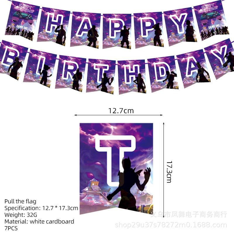 Fortnite Jocul Calamar Set Veselă Fâșii Hârtie Cupă de Hârtie de Unică Folosință Decorațiuni Petrecere de Ziua de Naștere