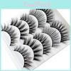 5 Pairs Multipack Mink Hair False Eyelashes Wispy Fluffy Long Natural Eye Lashes