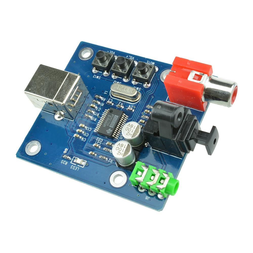 PCM2704 USB DAC USB to S//PDIF 3.5mm Analog Output Sound Card Decoder Board