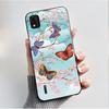 Phone Case For Nokia C2 2nd Edition Case Fashion Butterfly Flowers Black Soft Silicone Back Cover For NokiaC2 2nd Edition Casing