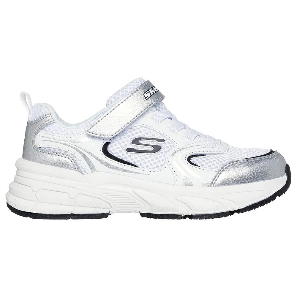 Skechers Retro Graph Sneakers Platform Sole White