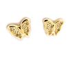 Les Trésors De Lily [G1980] - Gold Plated 'Butterflies' Earrings