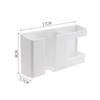 2 In 1 Wall-Mounted Mobile Phone Remote Control Storage Box Multifunctional Punch-Free Storage Rack Wall Debris Storage Holders