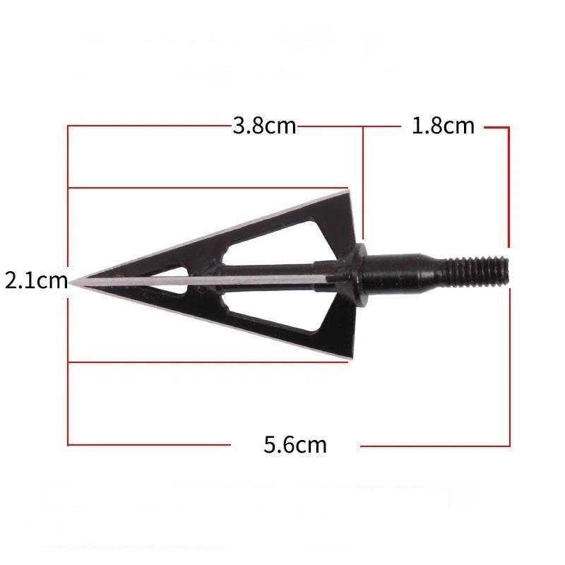 Compound Bow Arrow Tips Stainless Steel Replaceable Head Multi Styles Archery Training And Outdoor Use