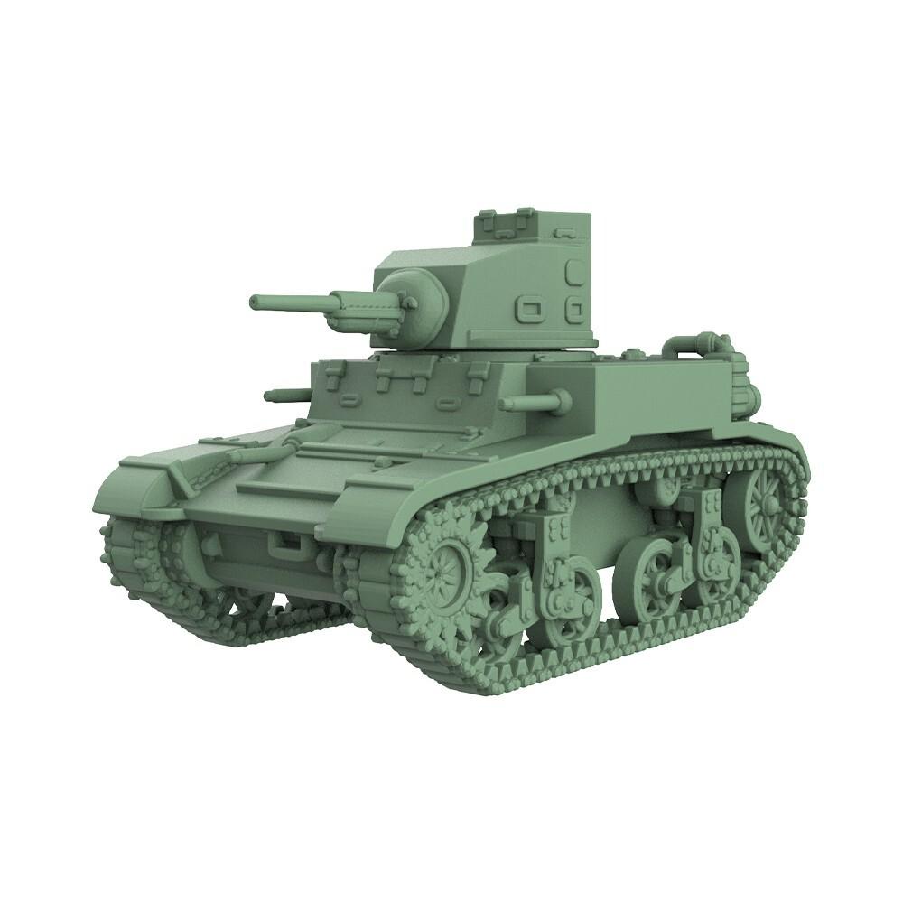 

SSMODEL 1/200 Military Model Kit US M2A4 Light Tank