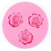 Creative Cake Baking Mold 3D Rose Silicone Mold Flower Shaped Soft Candy Chocolate Candy Craft Home Baking Decoration Tool