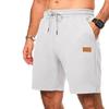 Men's Mid Length Shorts With Pockets  Elastic Waist And Drawstring Perfect For Summer Beach Vacations