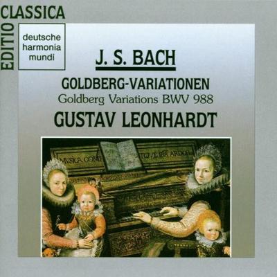 CD JOHANN SEBASTIAN BACH, GUSTAV LEONH - Goldberg Variationen/Goldberg Varia GD77149 Deutsche Harmon 1990 Germany Classical Used