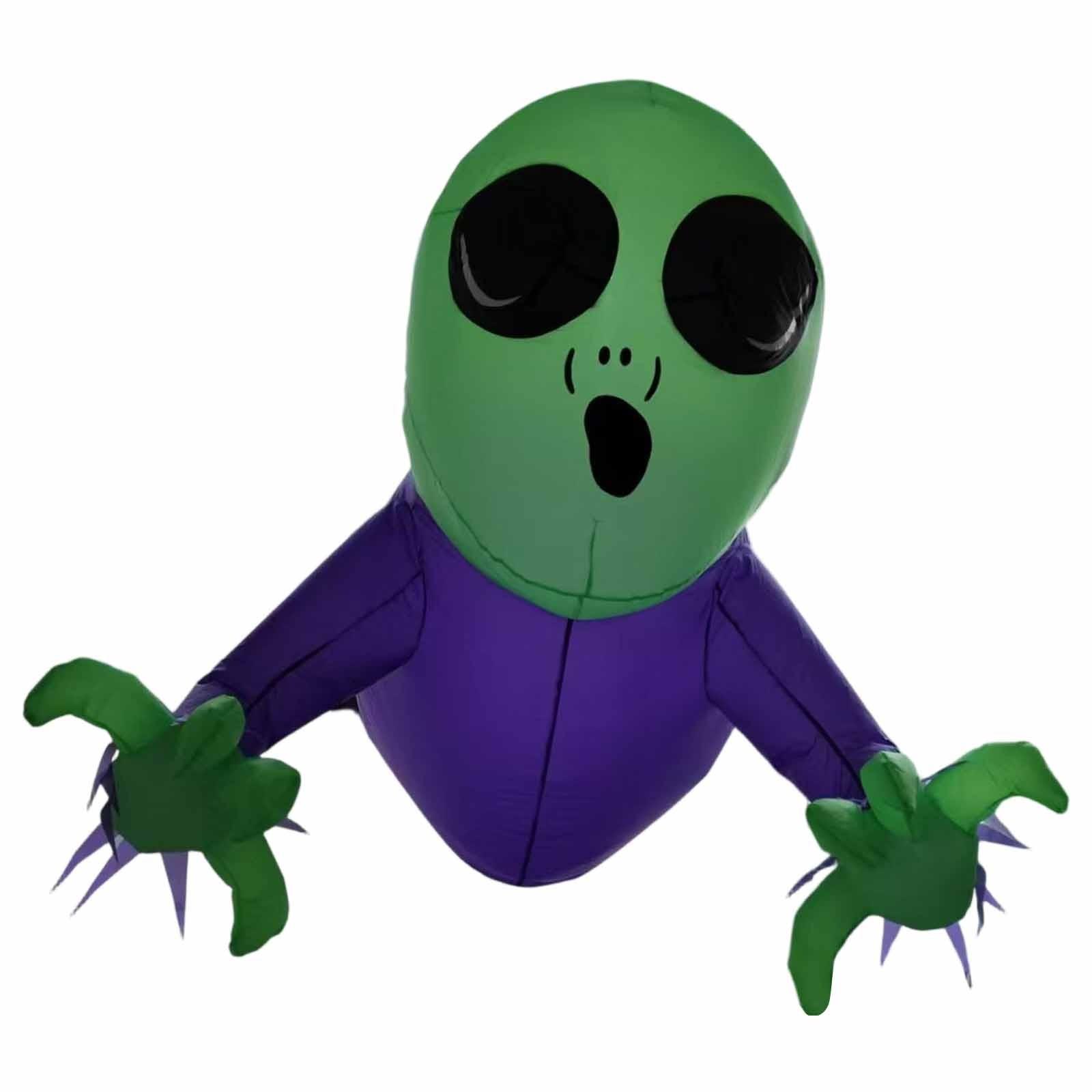 

Украшение двора на Хэллоуин Надувная форма Садовое украшение Праздничные украшения One Size зелёный