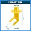 Hood Prop Rod Clip Retainer Fit for Ford Focus Escape - Pack of 1 Yellow Auto Accessories