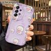 Phone Case: 2D Flat Samsung Galaxy A34 A35 M05 M06 S20 S22 S21 FE Plus 5G Protective Case, Hugging Little White Cat, Perfect Christmas and Halloween H