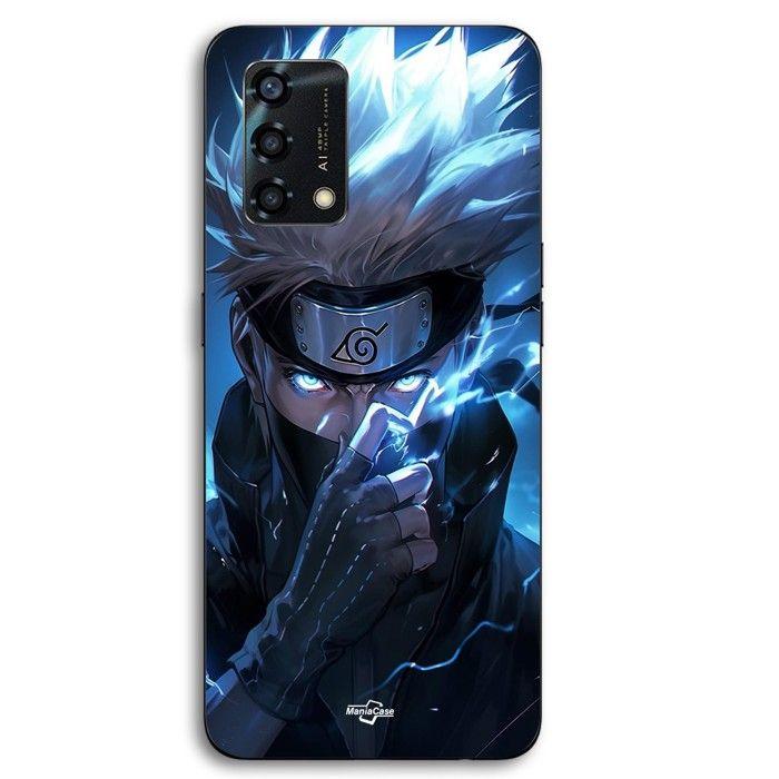 Coque - MANIACASE - Oppo A95 - Noir - Silicone TPU - Kakashi Hatake (anime fanart)