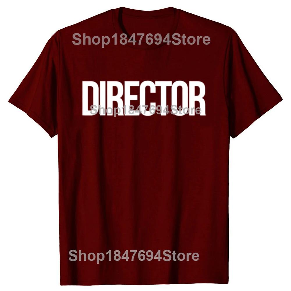 Funny Vintage Director Filmmaker Film Crew Graphic T-shirt Men Women Hip Hop Oversized T Shirt 100% Cotton Comfort T-shirts