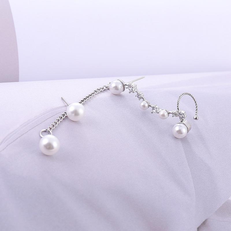 Korean Style Pearl Ear Clip - Elegant and Trendy Pearl Earrings