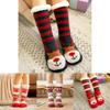 Kuschelige Weihnachts-Haussocken mit luxuriösem Faux-Fleece-Futter für Familienkomfort