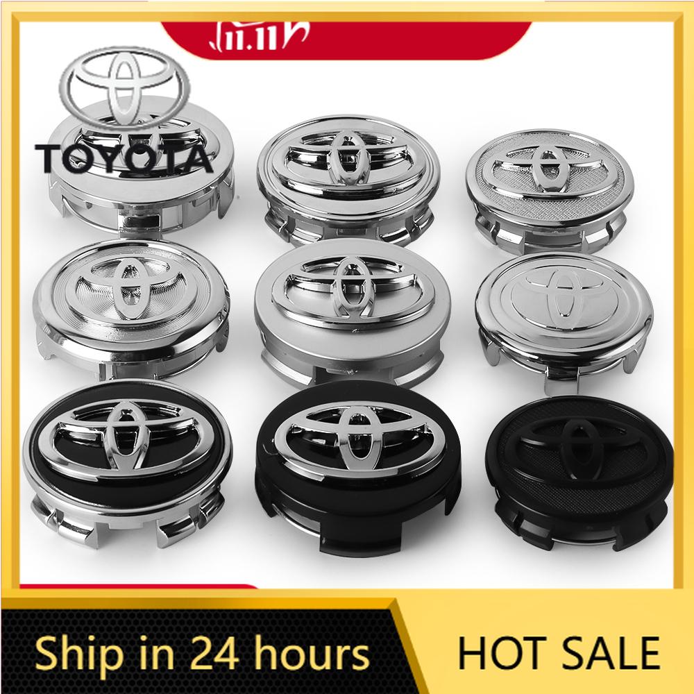 Toyota 2026 Neue Radkappen 56/62mm Auto Radnabenabdeckung Dekoration Abzeichen Auto Radkappen Toyota C-hr Rav4 Mira Auto Aufkleber