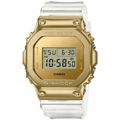 

Casio G-Shock Metal Covered Watch GM-5600SG-9JF Men s Clear