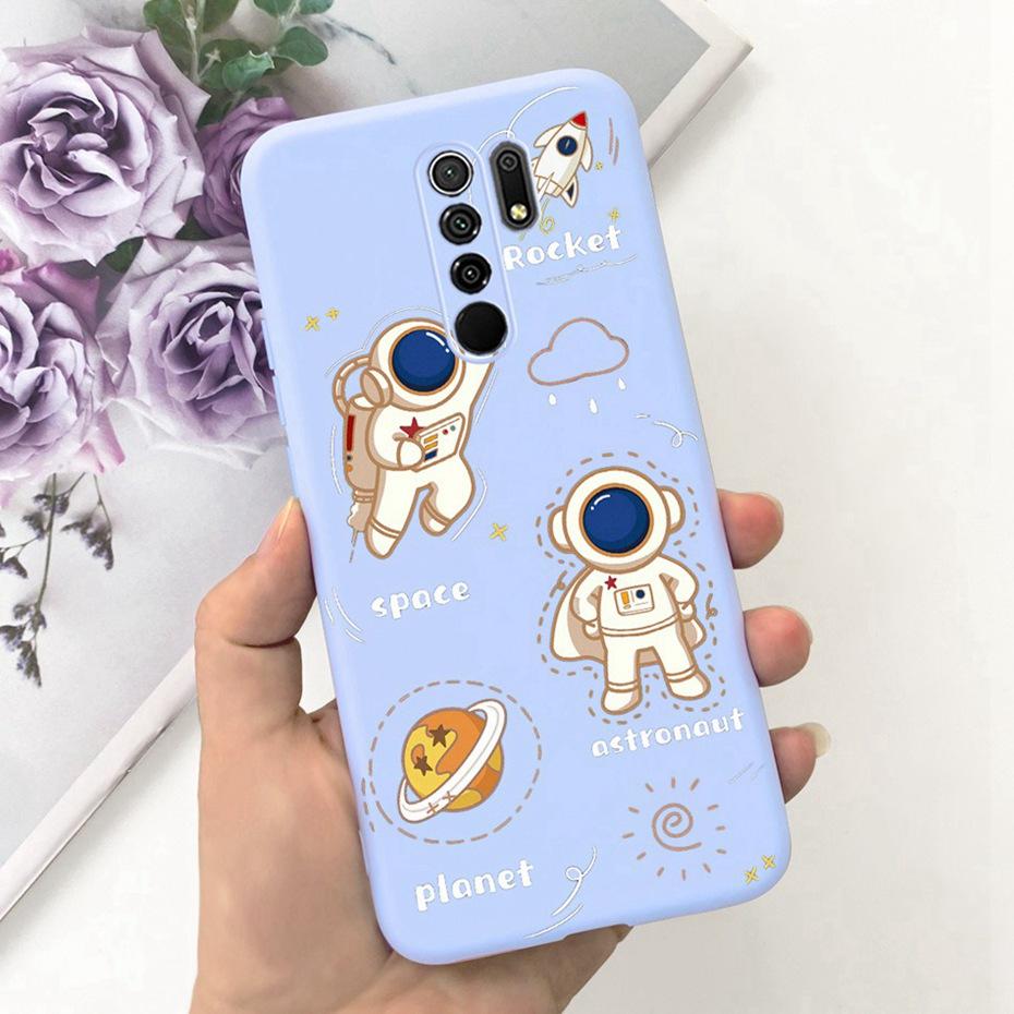 For Xiaomi Redmi 9 Cute Animal Cartoon Phone Case For Redmi 9 Prime Redmi9 China Version Candy Color Soft Silicon TPU Back Cover