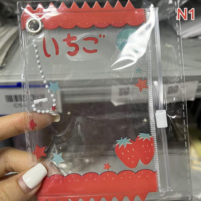 Japanese Style Candy Card Bag Creative Cartoonish Photo Card Holder Ins Diy Photocard Protector Pvc Card Sleeve Bag Pendant