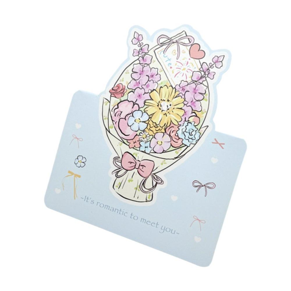 Romantic 3D Greeting Card Rose Pop Up Love Blessing Card with Envelope Valentine's Day Card Wife Girlfriend Gift