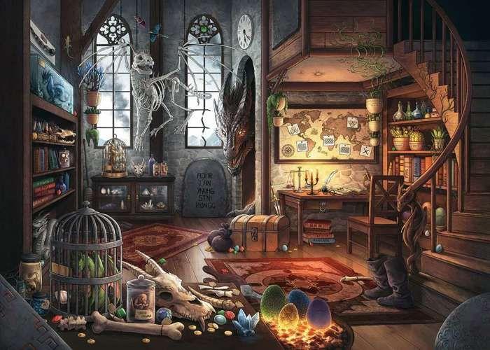 Puzzle Escape 759 pièces - L'antre du dragon - Ravensburger - Thème Fantastique - Pour Enfant de 12 ans et plus
