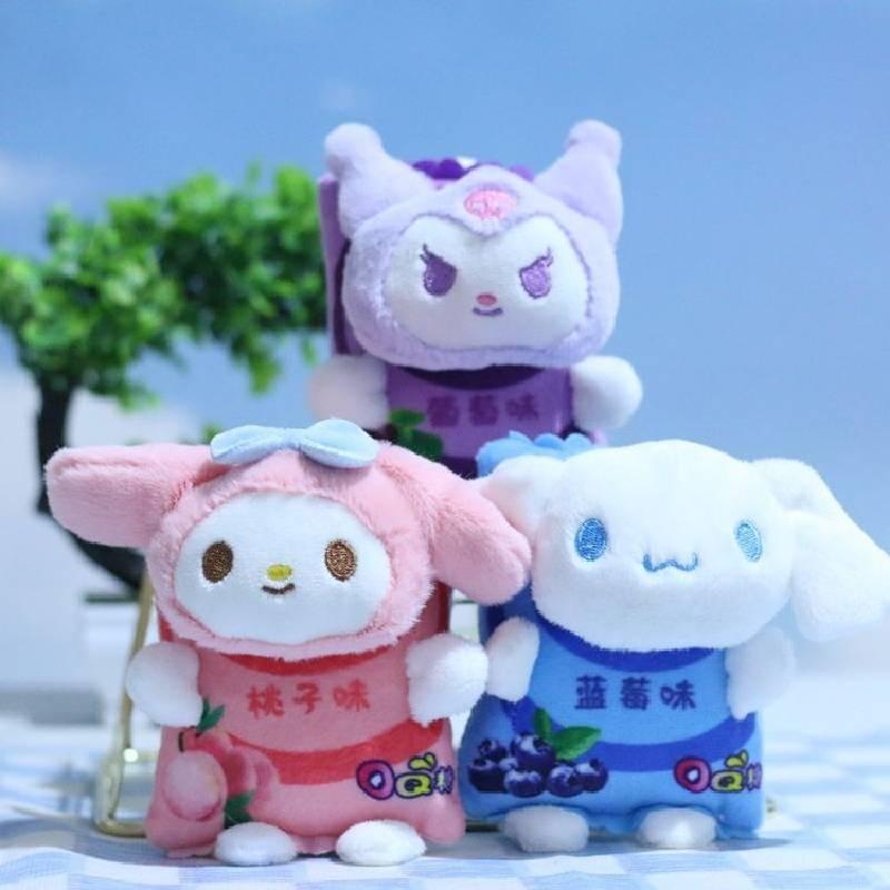 Kuromi Plush Toy Soft Short Plush Cinnamoroll Melody Bag Charm**