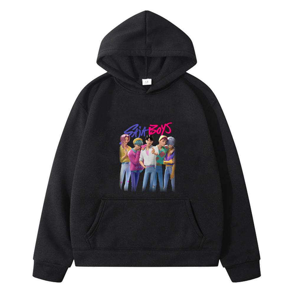 Saja Boys детские худи с принтом Флисовая толстовка Мультяшная куртка y2k kpop охотники на демонов аниме худи Осенний пуловер одежда для девочек