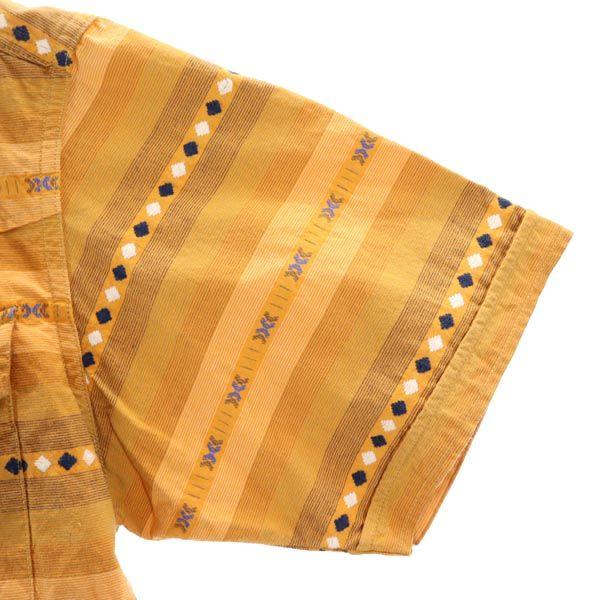 Indian Toyo Enterprise Border Pattern Short Sleeve Western Shirt M Men's Used