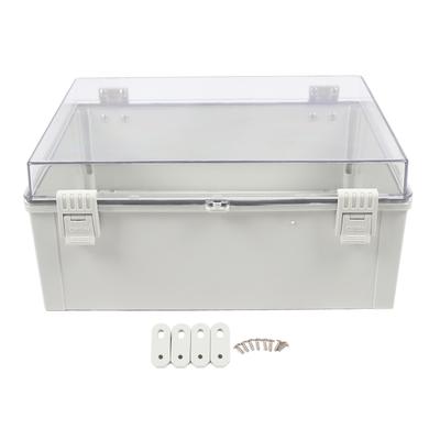 Junction Box ABS Plastic Waterproof Dustproof Hinged Shell Outdoor Universal Project Enclosure with