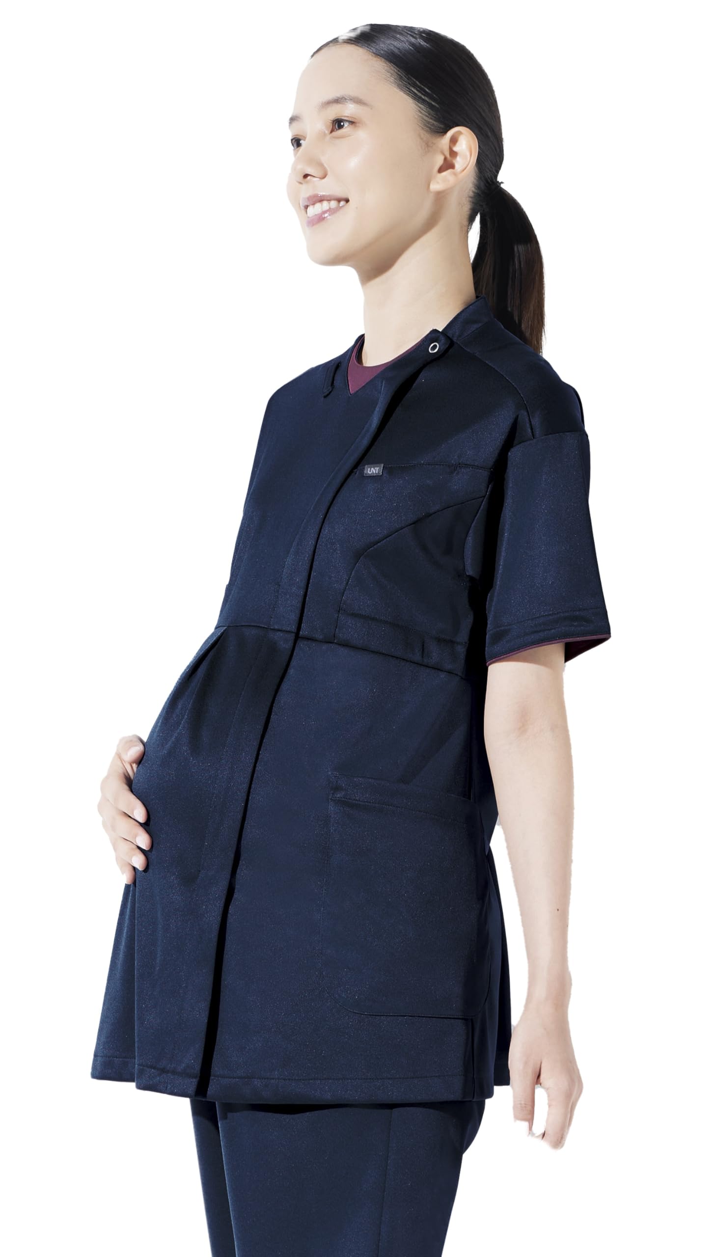 

Maternity Medical Nursing Pregnant 2 Waist Adjustment Elastic Scrub for Industrial UN0406 Navy [UNITE] Scrub, Uniform, Women s, Maternity, Women,
