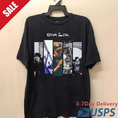 Rare ElliottSmith Shirt Black Men S5XL Tee 1HN1104 Unisex T-Shirt