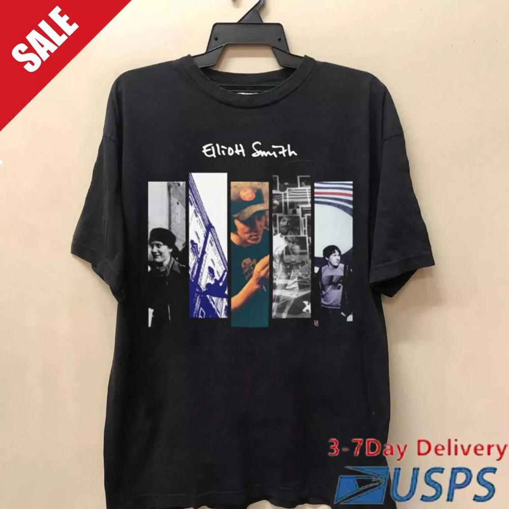 Rare ElliottSmith shirt Black Men S5XL Tee 1HN1104 Unisex T-Shirt XXL