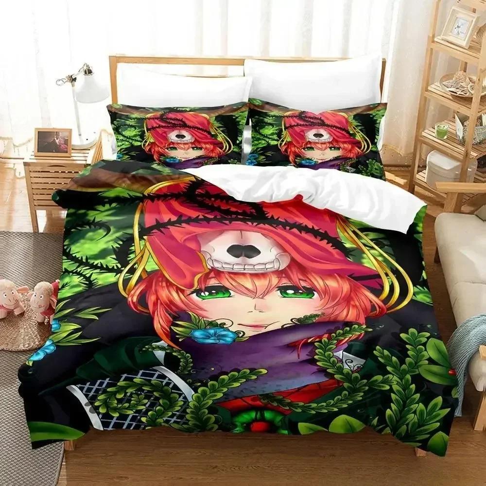 3D Print  Mahou Tsukai no Yome Bed Set Duvet Cover Pillowcase Bedding Set Bed Linen Sheet Quilt Cover Full Queen King Size